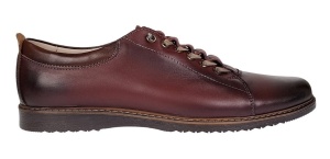 Pantofi barbati casual din piele naturala Bordeaux - GKRSPORTVIS - Img 6