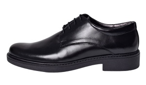 Pantofi barbati casual din piele naturala box, Negru, Alexander Rome AREZO - Img 3