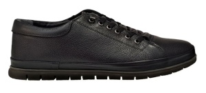 Pantofi barbati casual din piele naturala cu inchidere elastica SCV1022N - Img 2