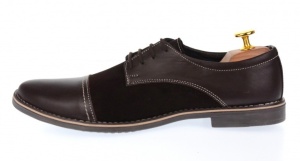 Pantofi barbati casual din piele naturala Ezel Maro Box - Vel - Img 3