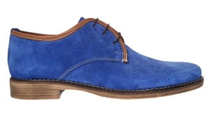 Pantofi barbati casual din piele naturala intoarsa Albastru PRAMFBLUE - Img 7