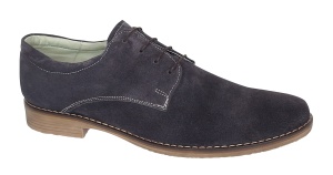 Pantofi barbati casual din piele naturala intoarsa, gri inchis - PAGRIVEL1 - Img 4