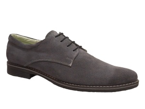 Pantofi barbati casual din piele naturala intoarsa Gri - Pavel