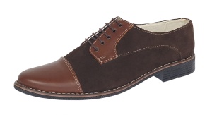 Pantofi barbati casual din piele naturala intoarsa - Marimea 39, 40, 44 Maro - GKR5RM - Img 4