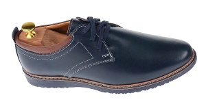 Pantofi barbati casual din piele naturala - Model bleumarin 330BLM - Img 6
