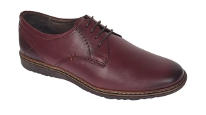 Pantofi barbati casual din piele naturala - Model bordo Sir 135VIS - Img 8