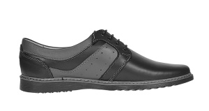Pantofi barbati casual din piele naturala Negru GKR32N - Img 10