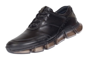 Pantofi barbati casual din piele naturala, negru, Zidan SIR121N - Img 2