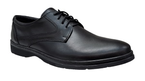 Pantofi barbati casual din piele naturala pe calapod Lat PH450 Negru Siret - Img 5