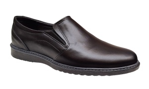 Pantofi barbati, casual, piele naturala, Negru - GKR04N