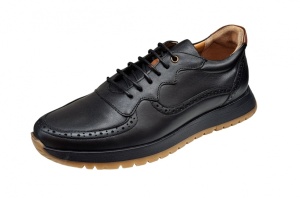 Pantofi barbati, casual, sport, piele naturala, SIR118N - Img 7