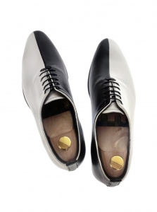 Pantofi barbati de ceremonie din piele naturala doua culori MOD1AN - Img 4