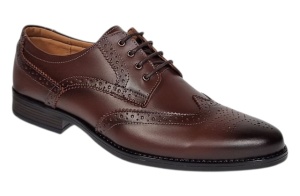Pantofi barbati Derby Wingtip Brogue din piele naturala GKR826M - Img 12