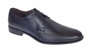 Pantofi barbati eleganti din piele naturala Bleumarin 020BL