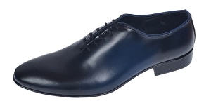 Pantofi barbati eleganti din piele naturala Bleumarin 024BLU - Img 7
