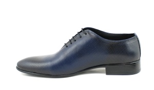 Pantofi barbati eleganti din piele naturala bleumarin, ELION MATEO 026BLUE - Img 3
