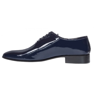 Pantofi barbati eleganti din piele naturala Bleumarin LAC Enzo - Img 5