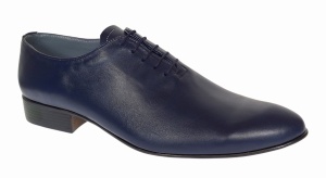 Pantofi barbati eleganti din piele naturala bleumarin - Model Enzo - Img 2