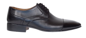 Pantofi barbati eleganti din piele naturala cu varf lacuit 016BXNL - Img 7