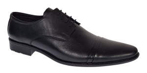 Pantofi barbati eleganti din piele naturala culoare Neagra 111N - Img 9