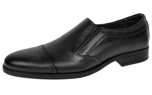Pantofi barbati eleganti din piele naturala fara siret GKR233NEL - Img 6