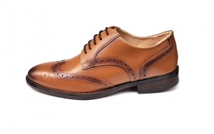 Pantofi barbati eleganti, din piele naturala, MARO CONIAC, CIUCALETI SHOES - Img 2