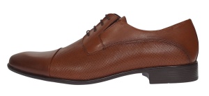 Pantofi barbati eleganti din piele naturala maro SIR085MP - Img 5
