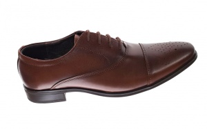 Pantofi barbati, eleganti, din piele naturala, maro STEFI2M - Img 2