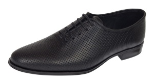 Pantofi barbati eleganti din piele naturala matritata - Model Negru GKR132NP - Img 4