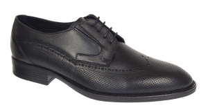 Pantofi barbati eleganti din piele naturala - Model Office Negru 708