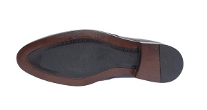 Pantofi barbati eleganti din piele naturala Negru 891N - Img 6