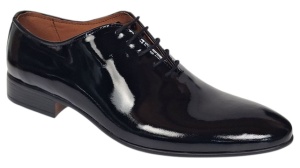 Pantofi barbati eleganti din piele naturala Negru Lac Elion 024NLAC - Img 3
