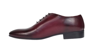 Pantofi barbati eleganti din piele naturala Visiniu 024VIS - Img 7