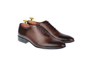 Pantofi barbati office, eleganti din piele naturala maro, ELION MATEO 026M