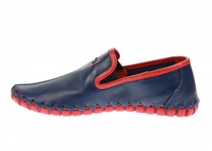 Pantofi barbati, sport, casual din piele naturala - Made in Romania - 593BLR - Img 3