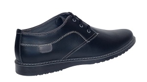 Pantofi barbati sport casual din piele naturala Ten Negru TENSN - Img 2