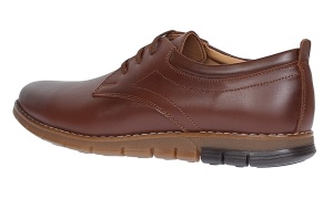 Pantofi barbati sport din piele naturala maro GKR57M - Img 5