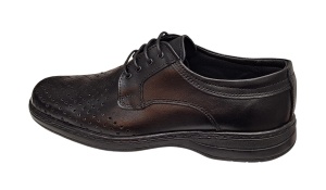Pantofi casual barbati din piele naturala cu perforatii marimi 39 - 47 Ciucaleti - Img 5