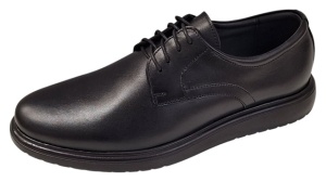 Pantofi casual barbati din piele naturala de culoare neagra DeSuceava RSY03N - Img 4