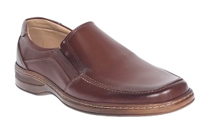 Pantofi casual barbati din piele naturala maro - Masuri pana la 47 GKR10M - Img 7