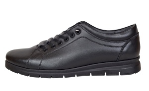 Pantofi caual barbati din piele naturala - Confort Negru Tipon - Img 3