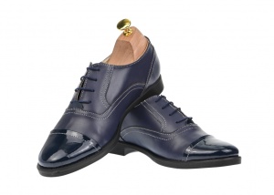 Pantofi dama bleumarin casual din piele naturala - P293BL - Img 5
