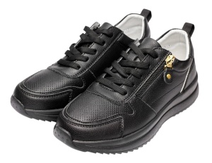 Pantofi dama casual din piele naturala - Abha Negru Marimea 38 - Img 8