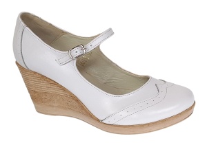 Pantofi dama casual din piele naturala Alb Box - P104ABOX - Img 3