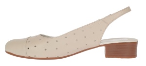 Pantofi dama casual din piele naturala Bej Box - NA252BP - Img 5