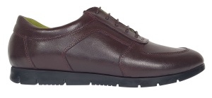 Pantofi dama casual din piele naturala Bordeaux ADISVIS - Img 3