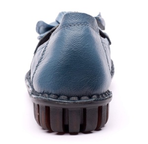 Pantofi dama casual din piele naturala Ciucaleti Aisha Albastru - Img 10