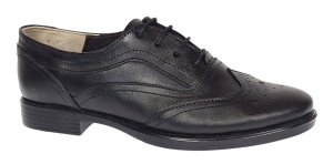 Pantofi dama casual din piele naturala de culoare neagra - P29NBOX - Img 7