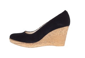 Pantofi dama, casual, din piele naturala intoarsa, platforme de 7 cm - MARA P3550VN - Img 4