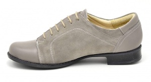 Pantofi dama casual din piele naturala - Model Gri P53GRIBV Marimea 39 - Img 2
